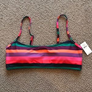 GAP Striped Swimsuit Top